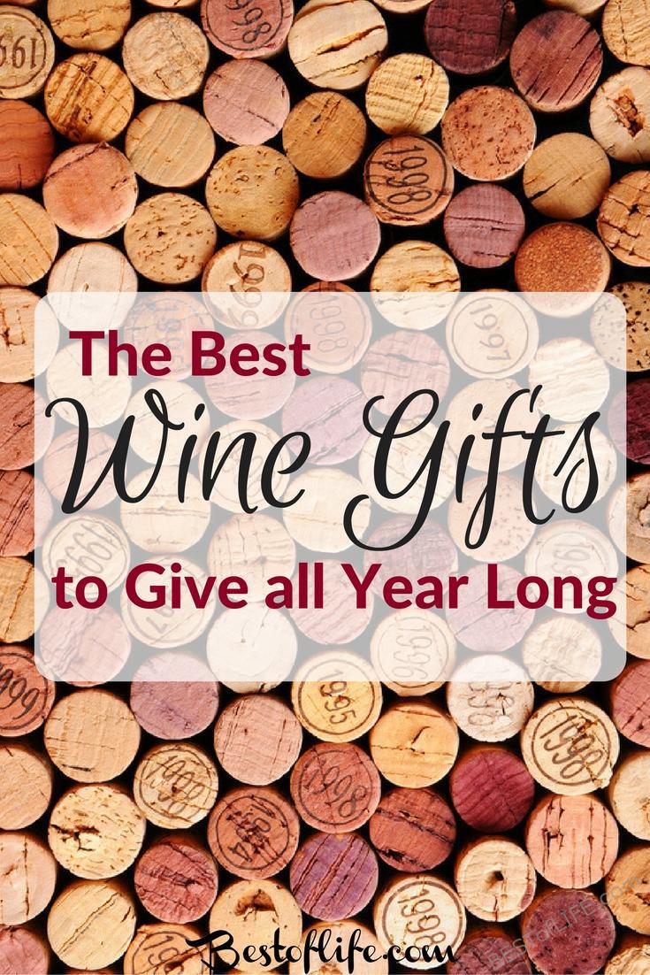 The best wine gifts are perfect for any occasion! These are perfect 'anytime' gifts to give the wine lover in your life or use to make a DIY Wine Basket. Best Wine Gift Ideas | Easy Wine Gift Ideas | Best DIY Wine Gifts | Easy DIY Wine Gifts | DIY Wine Gifts | Gifts for Wine Lovers | Best Gifts for Wine Lovers 