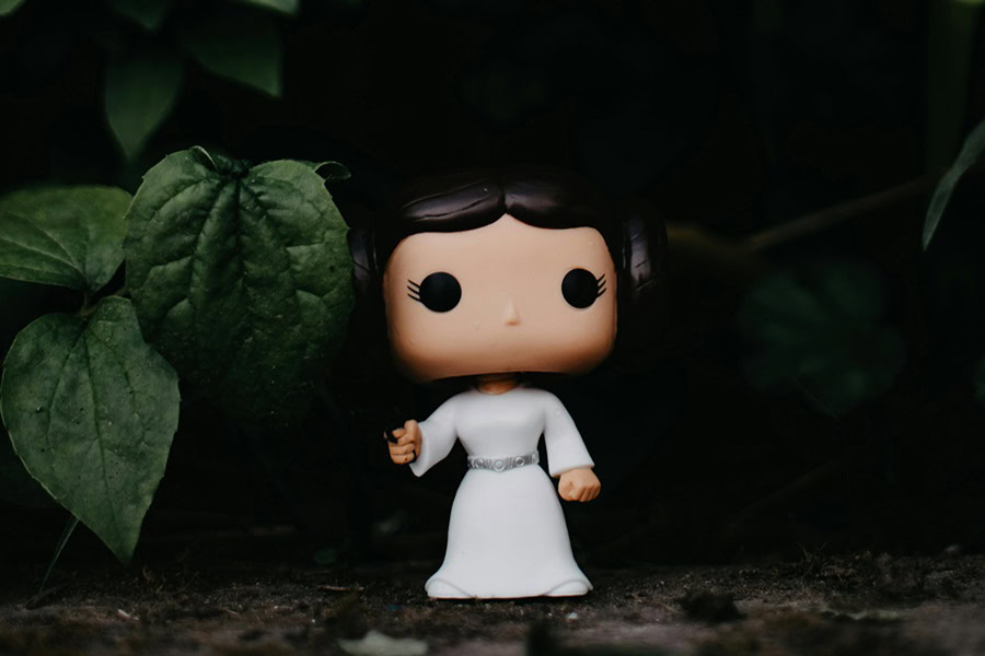 Princess Leia Quotes to Remember Close Up of a Princess Leia Funko Pop Figure 