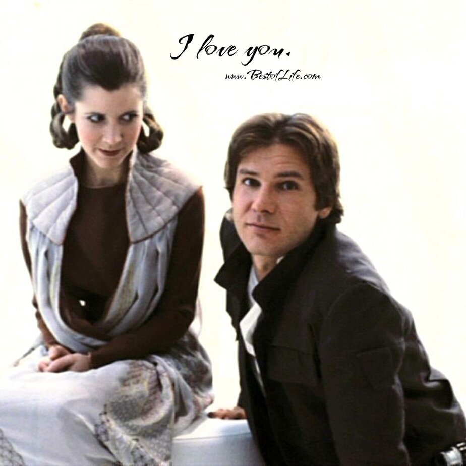 Princess Leia Quotes I love you.