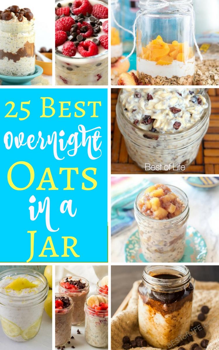 Best Overnight Oats In A Jar Recipes How To Make Overnight Oats 