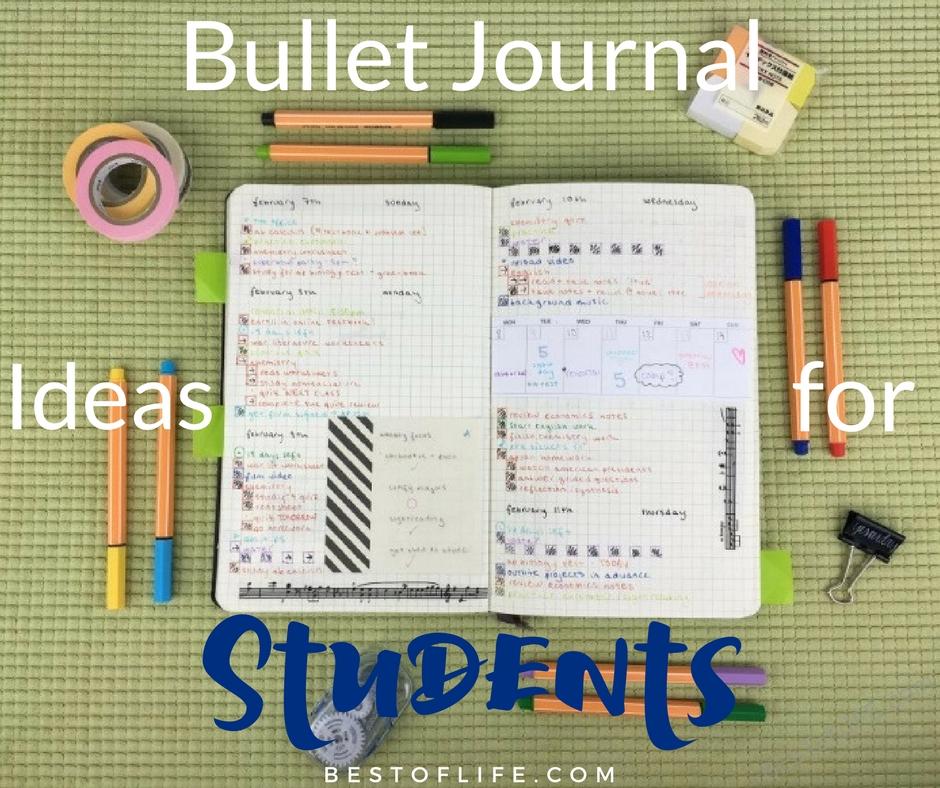 Bullet Journal Ideas For Students Nifty Planner