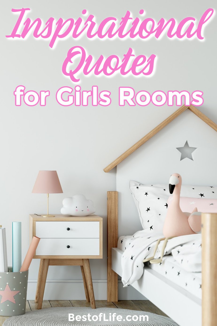 When choosing quotes for girls room you have to find something that is just right! Something determined and whimsical with a touch of fun! Best Quotes for Girls | Girls Room Decor Ideas | Decor for Girls Room | Inspirational Quotes for Girls | Motivational Quotes for Girls | DIY Room Decor | Girls Room Wall Art | Inspirational Wall Art for Kids #inspirationalquotes #quotesforgirls via @thebestoflife