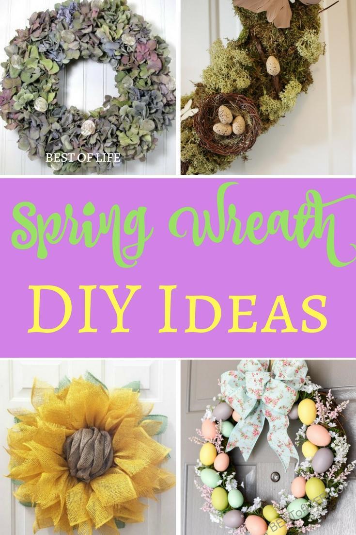 DIY spring wreath ideas help bring a little taste of the season to your front porch in the best and easiest way possible. DIY Spring Decor | DIY Home Decor | Easy DIY Decor | Best DIY Home Decor Ideas | Spring Decor Ideas | Best Spring Decor Ideas | Easy Spring Decor Ideas