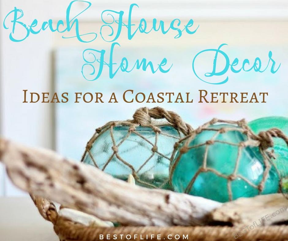 The best beach house home decor ideas are easy to do and create a sandy oasis feeling in your home that will make you just want to relax. Home Decor Ideas | Budget Home Decor | Home Decor on a Budget | Coastal Home Decor | Nautical Decor Ideas