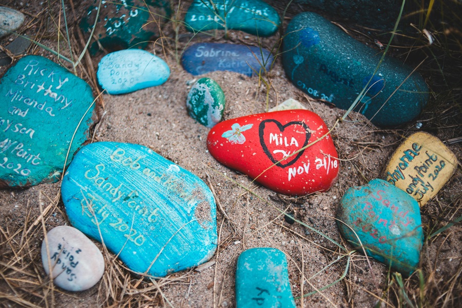 Painted Rocks Quotes and Rock Ideas to Inspire Teens in College Painted Rocks on The Ground Outside