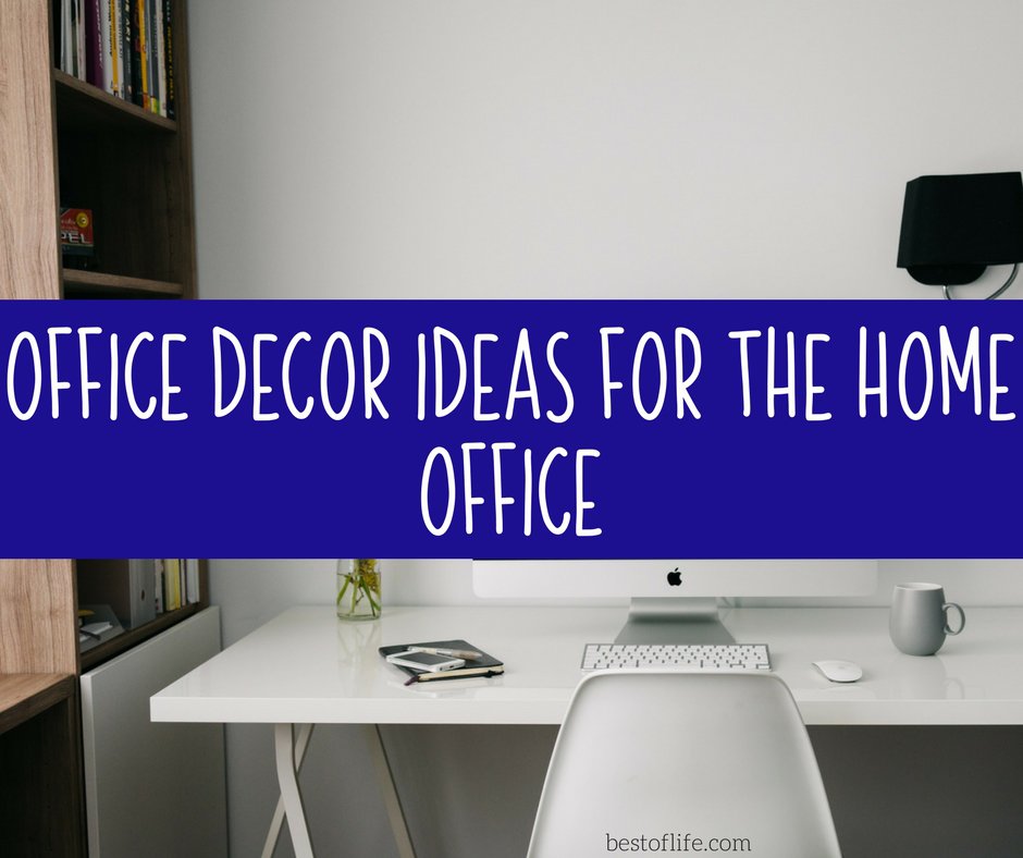 When looking for office decor ideas for your home office you have to incorporate your own style combined with functionality! Home Office Ideas | Home Office Organization | Office Decorating Ideas | Office Decorating for Work | Office Decor for a Cubicle