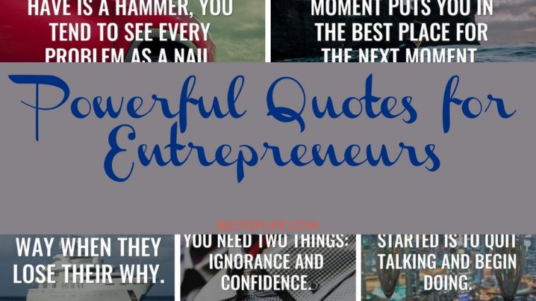 These powerful quotes for entrepreneurs will keep you motivated to work hard and inspired to do your best! Being an entrepreneur can be difficult, we can all use a boost from time to time.