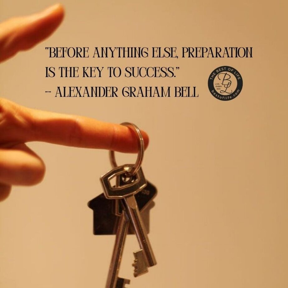 Success Quotes for Men Inspirational Quotes for Work "Before anything else, preparation is the key to success." - Alexander Graham Bell