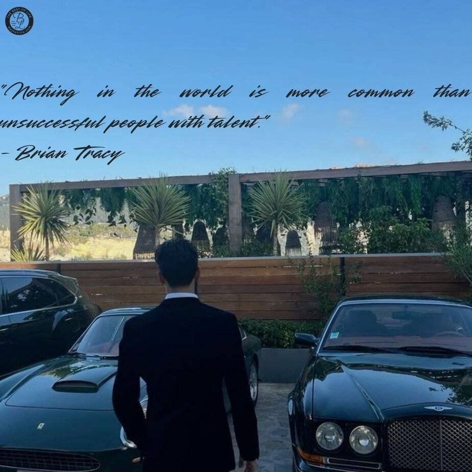 Success Quotes for Men Inspirational Quotes for Work "Nothing in the world is more common than unsuccessful people with talent." - Brian Tracy