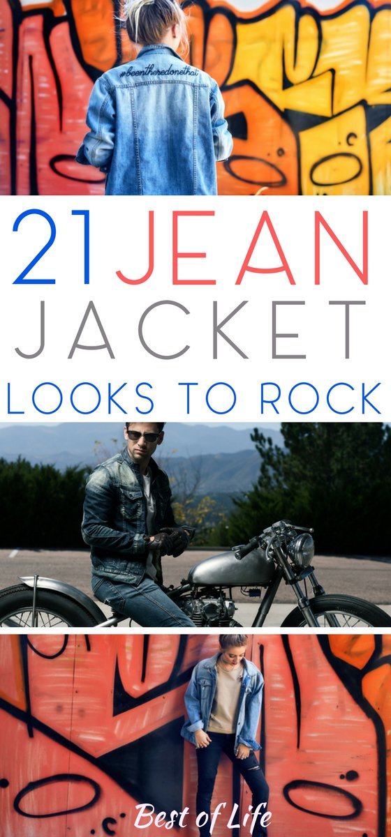 Rock the classic jean jacket look like a fashionista with these style tips on ways to wear a jean jacket! | Jean Jacket Outfits | Fall Fashion | Denim Style Tips | Jean Jacket Looks | How to Layer Clothes | Chic Fashion Looks