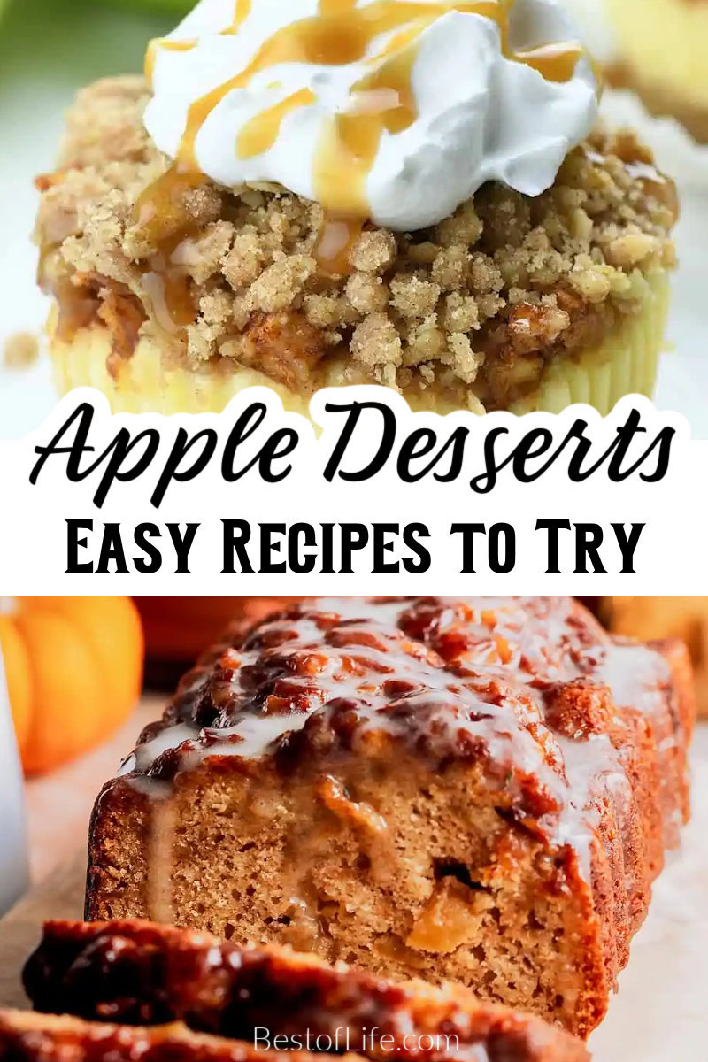 Try some easy apple dessert recipes that are perfect as party desserts, fall desserts or even just a quick snack at home. Easy Apple Desserts | Fall Apple Dessert Ideas | Quick Apple Desserts | Delicious Apple Desserts | Healthy Apple Desserts | Best Apple Dessert Recipes | Cinnamon Apple Desserts | Kid-Friendly Apple Desserts | Apple Crisp Recipes with Oats | Baked Apple Recipes with Cinnamon | Creative Apple Dessert Ideas via @thebestoflife