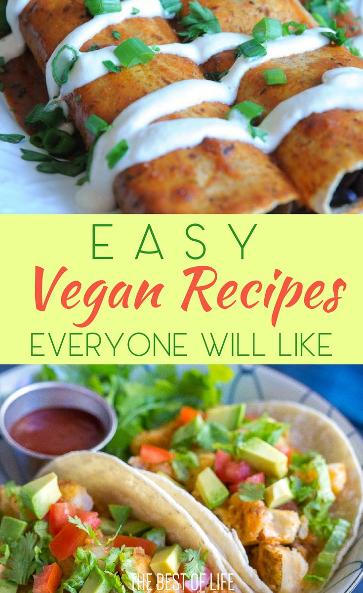 15 Easy Vegan Recipes you Will Enjoy Even if you are Not Vegan - BOL