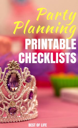 50 Party Planning Checklist Printables | Party Templates - The Best of Life