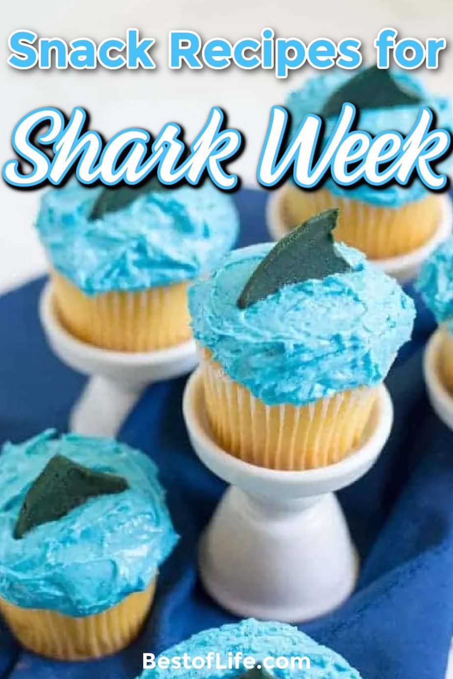 Shark Week Desserts are perfect for every night of Shark Week and will help you host a killer Shark Week party! Best Shark Week Recipes | Desserts for Shark Week | Shark Week Desserts | Shark Themed Desserts #sharkweek #desserts #recipes via @thebestoflife