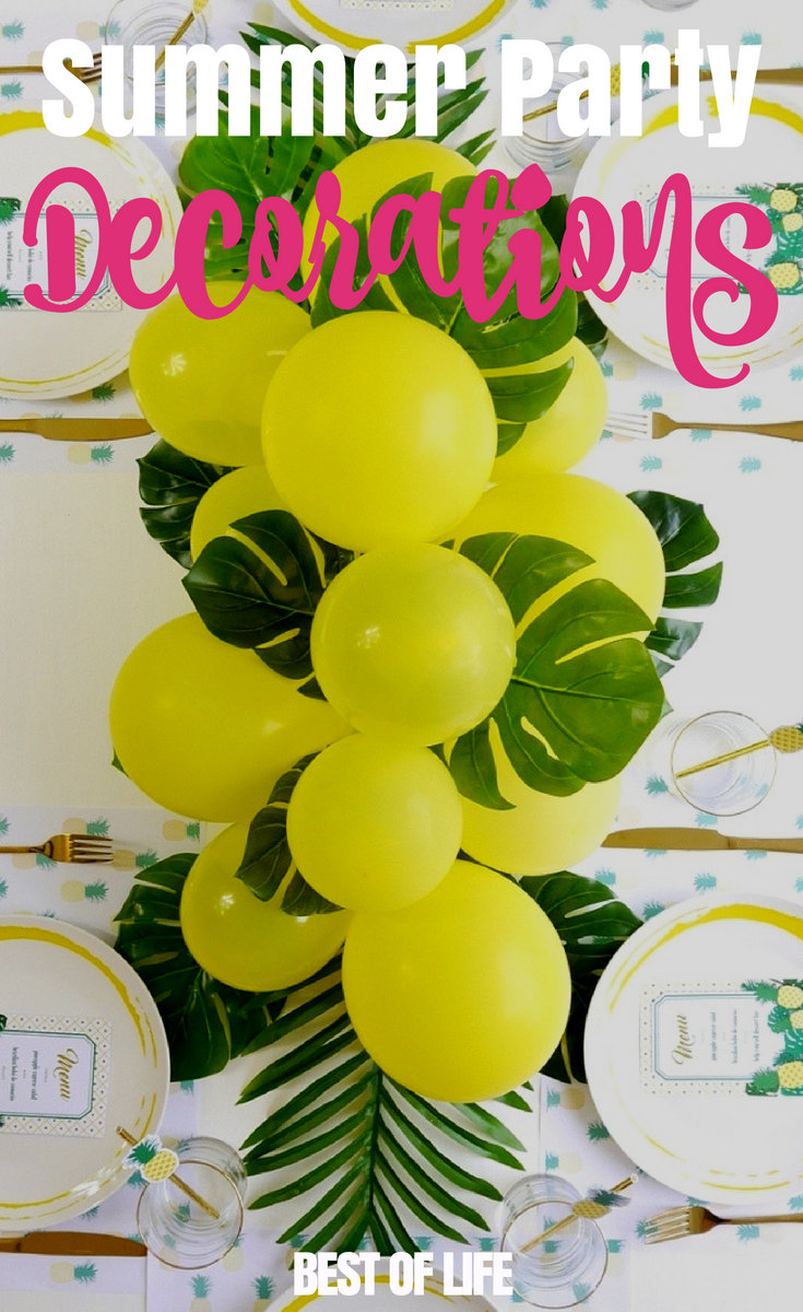 Summer Decorations for an Outdoor Party to Remember - The ...