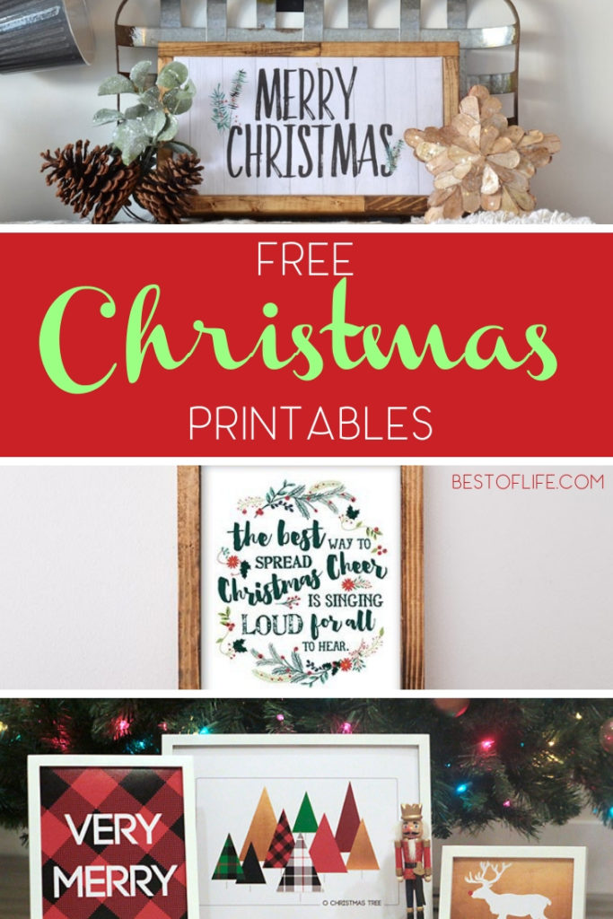 15 Free Christmas Printables | Christmas Signs - The Best of Life