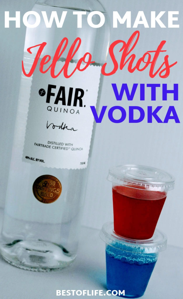 Once you know how to make jello shots with vodka, you can use that knowledge to add some fun to any party you throw throughout the year. Change the colors for the type of party and let the fun begin! Jello Shots Recipe |Party Recipes | Recipes for a Crowd | Adult Recipes | Bachelorette Party Ideas | Bachelor Party Ideas #party #shots