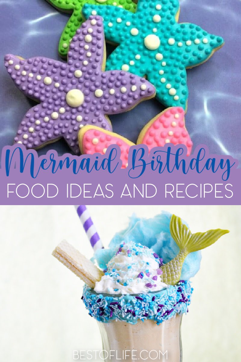 Get creative and show off your cooking skills with the best mermaid birthday party food ideas for a colorful celebration. Mermaid Party Recipes | Mermaid Party Cake Recipes | Mermaid Party Ideas | Tips for a Mermaid Party | Mermaid Birthday Party | Mermaid Themed Food Ideas | Mermaid Recipes for Parties | Recipes for a Crowd | Food Ideas for Girls Birthday Party #mermaidparty #partyrecipes via @thebestoflife