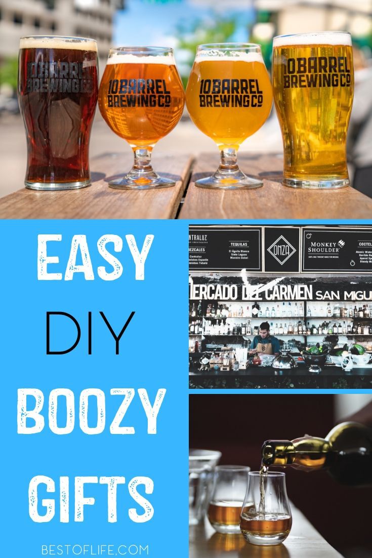 DIY boozy gifts are good for almost any occasion and they allow you to get crafty while having fun at as you make it and enjoy it. DIY Gifts | DIY Crafts for Adults | Boozy Gift Ideas | Wine Gifts | Gift Basket Ideas for Adults #DIY via @thebestoflife