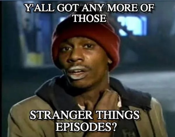 Stranger Things Memes for your Day Stranger Things Season 4 Memes for Season 5