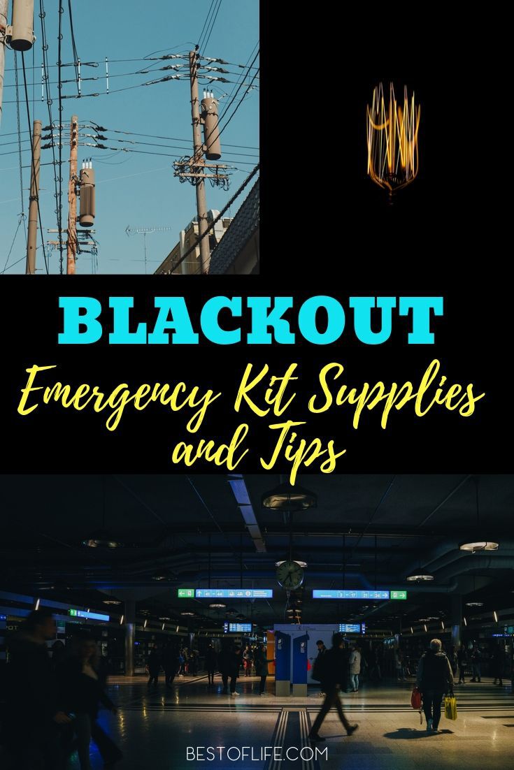 Power outages bring more than inconveniences, they put you in danger and that is why you should have blackout emergency kit supplies on hand. Life Hacks | Tips for an Emergency | Tips for a Power Outage | Emergency Kit Tips for Home | Car Emergency Kit Tips #family #safety