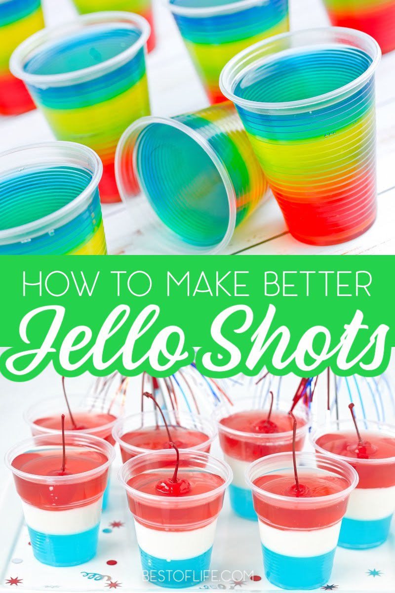 Jello shots are so much fun for parties and when you know how to make jello shots come out easier, you can look like a bartending pro! Tips for Jello Shots | Jello Shots Recipes | Cocktail Recipes | Party Recipes | Happy Hour Recipes via @thebestoflife