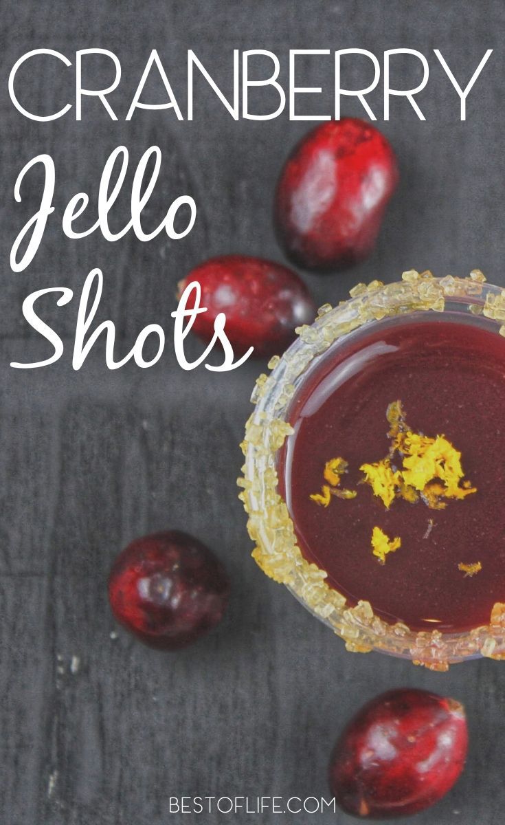 These cranberry jello shots are tart, sweet and will even make your uncle’s jokes seem that much funnier at the holiday table. It’s a win/win for everyone. Christmas Party Recipes | Recipes for Adults | Holiday Cocktail Recipes | Party Recipes | Seasonal Jello Shots | Jello Shots for Christmas #holidays #recipe