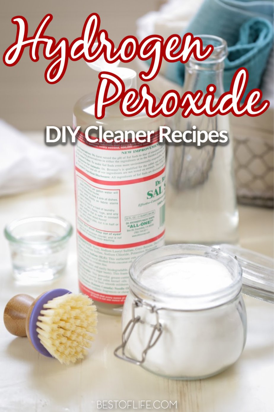 25+ Hydrogen Peroxide Cleaner DIY Recipes : The Best of Life