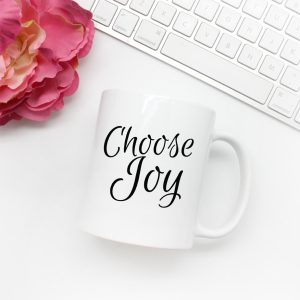 Choose Joy Script Mug