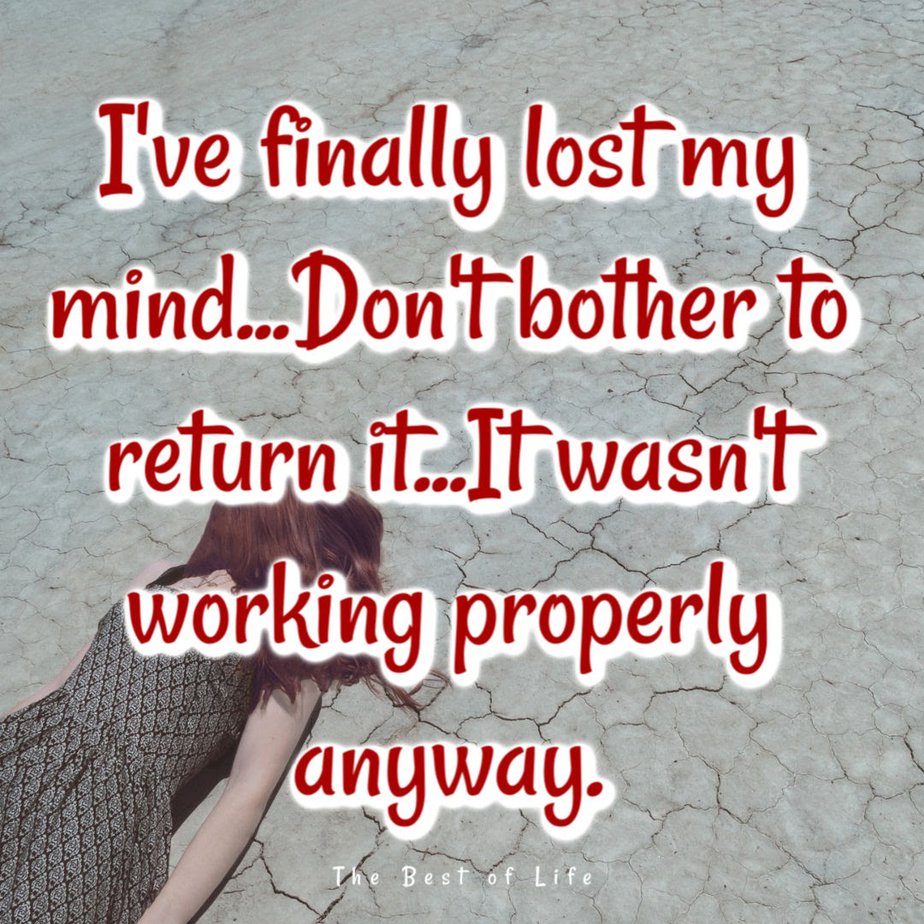 losing my mind quotes