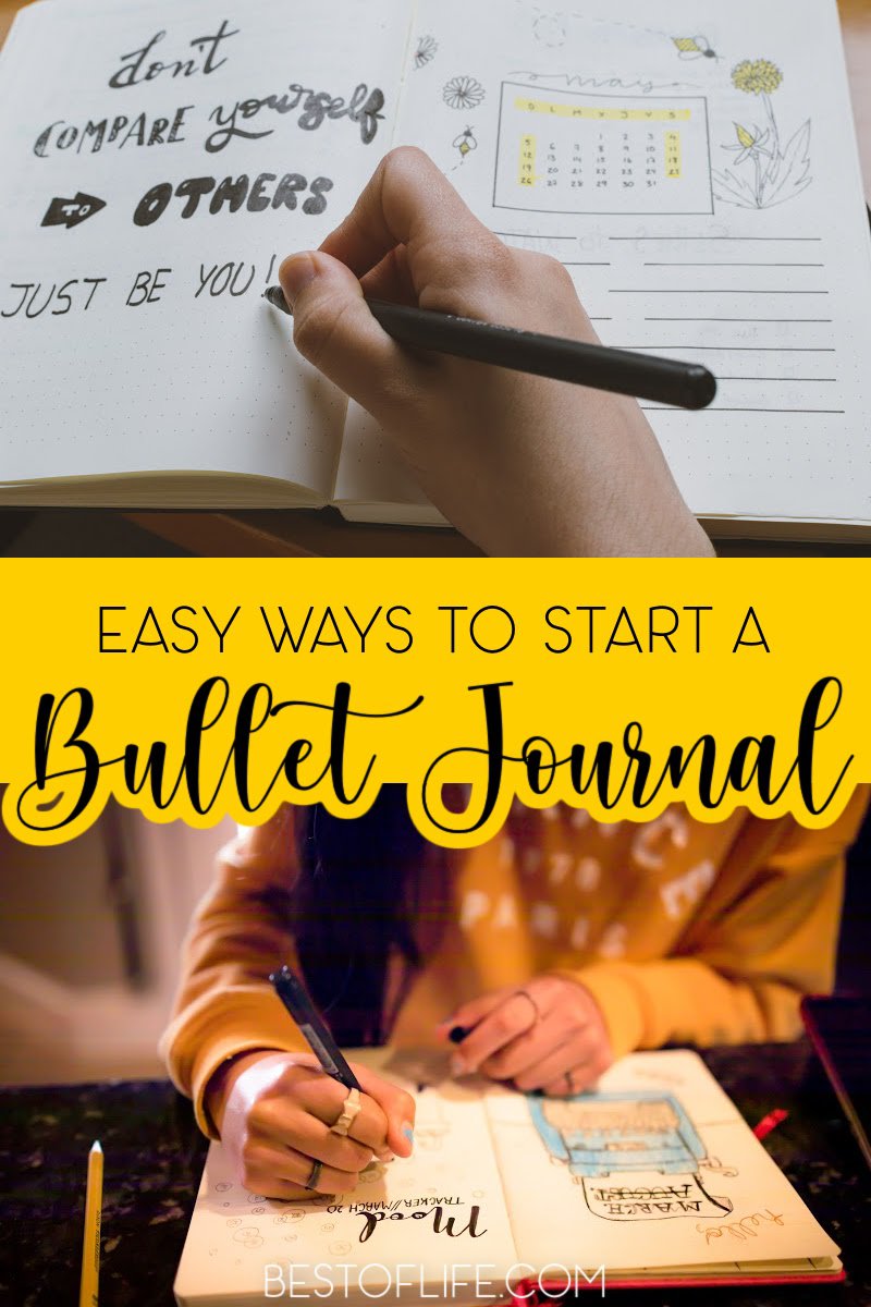 Once you learn how to start a bullet journal, you can organize your life, take on new goals, and celebrate your accomplishments along the way. Bullet Journal Tips | Tips for Finances | Tips for Busy People | How to Organize Your Life | Bullet Journal Layout | BuJo Ideas | Organization Ideas | Journaling Ideas #bulletjournal #DIYtips