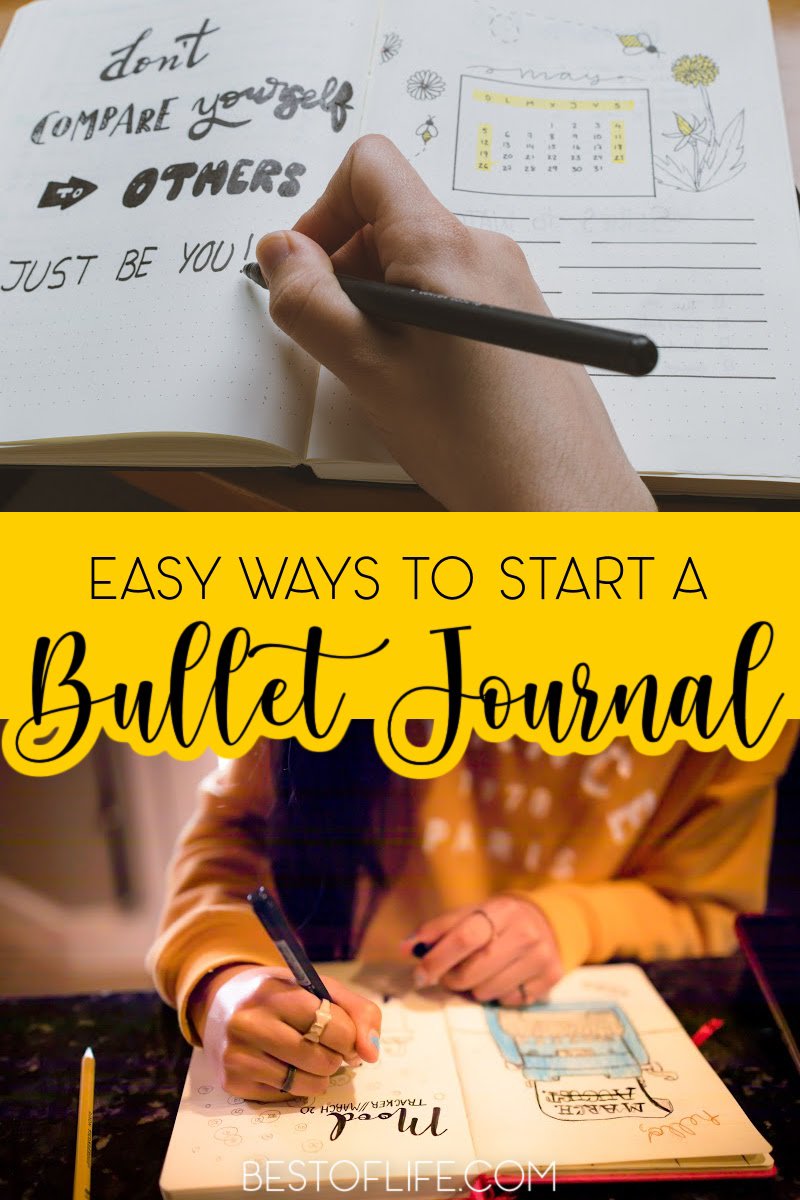 Once you learn how to start a bullet journal, you can organize your life, take on new goals, and celebrate your accomplishments along the way. Bullet Journal Tips | Tips for Finances | Tips for Busy People | How to Organize Your Life | Bullet Journal Layout | BuJo Ideas | Organization Ideas | Journaling Ideas #bulletjournal #DIY via @thebestoflife