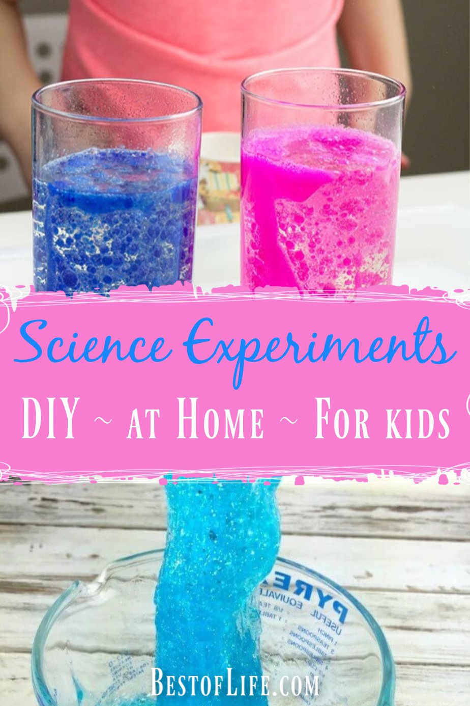 DIY science experiments for kids at home are great ways for parents to keep children engaged and learning and are fun things to do with kids. Activities for Kids at Home | DIY Activities | At Home Science Activities | DIY Homeschooling Ideas | Parenting Ideas | Safe Science Projects for Kids #science #parenting via @thebestoflife