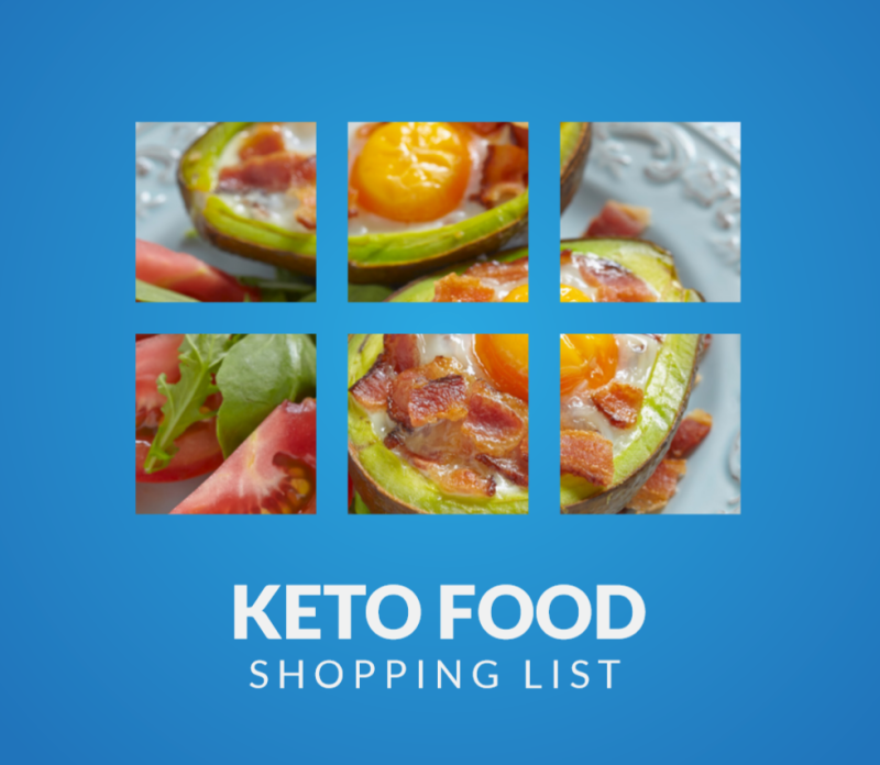 best keto Food shopping list ebook