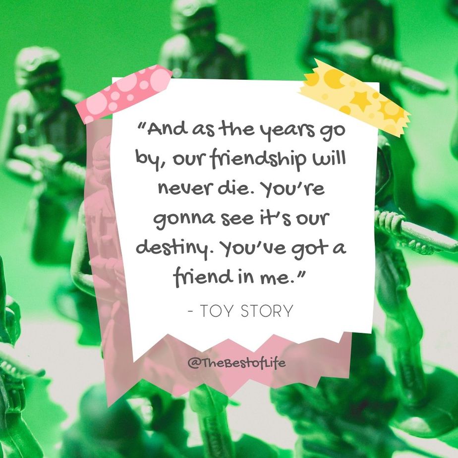 toy story friendship quotes