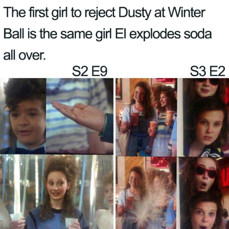Best Stranger Things Memes Season 3 A Stranger Things Meme About Dustin Getting Rejected at a Dance