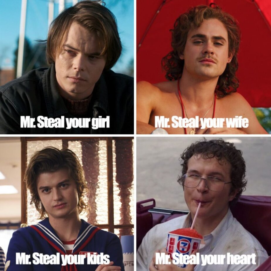 Best Stranger Things Memes Season 3 a Meme Giving The Men of Stanger Things a Mr Steal Your Title