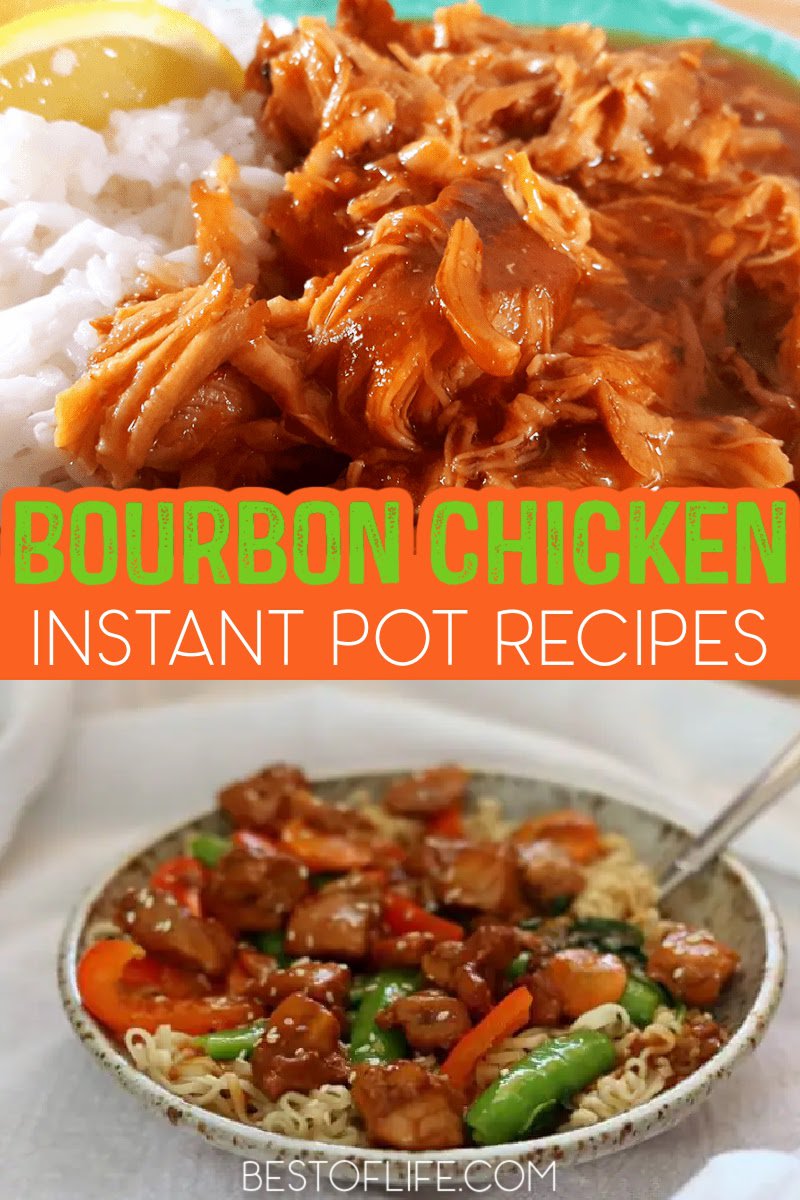 Making Instant Pot bourbon chicken recipes for a family dinner recipe, dinner party recipe, or even as a make ahead meal will speed up your weekly meal prep. Saucy Chicken Instant Pot | Instant Pot Chicken Thighs | Bourbon Chicken Pressure Cooker | Instant Pot Dinner Recipes with Chicken | Easy Instant Pot Dinner Recipes | Chicken Pressure Cooker Recipes #instantpot #chickenrecipes via @thebestoflife
