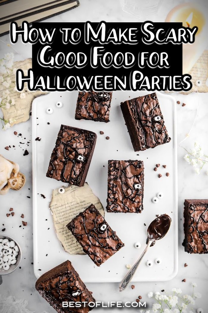 Hosting a spooky party is no easy task, but the food is taken care of with these crowd-pleasing Halloween party recipes. Halloween Party Food Ideas | Easy Halloween Party Recipes | Crowd-Pleasing Halloween Appetizers | Spooky Party Food | Halloween Menu Planning | Halloween Potluck Recipes | Best Halloween Party Snacks | Halloween Entertaining Ideas