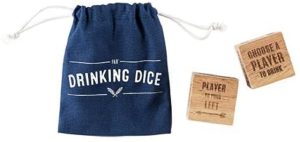 Bring this wood drinking dice set game to your next party. They guarantee more fun, and more drinking. How can you go wrong? Drinking Game Ideas | Drinking Games for Adults | Party Planning | Party Games with Alcohol | Drinking Games | DIY Party Ideas #partyideas #partyplanning
