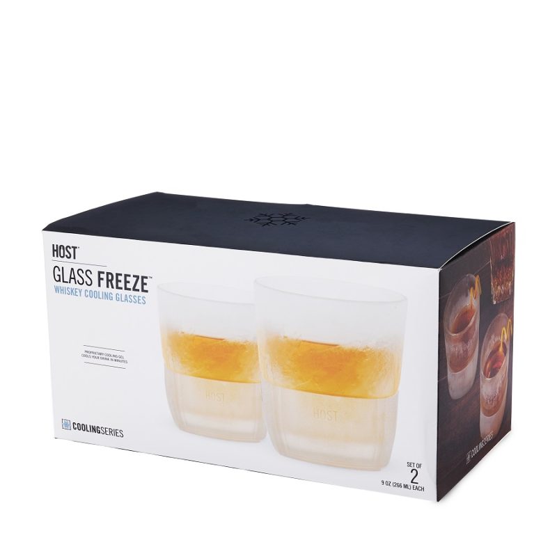 A glass FREEZE™ Whiskey Glass is the best way to keep your whiskey cold without diluting it with ice so you can enjoy the whiskey you love at full flavor. Freezable Whiskey Glasses | Whiskey Glass Set | Lowball Whiskey Glass | Freezable Glasses for Bourbon | Whiskey Recipes | Whiskey Drinking Tips #whiskey #cocktails
