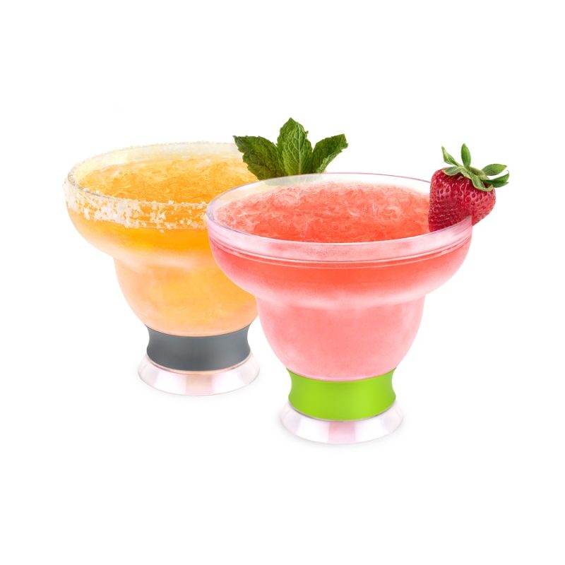 Margarita FREEZE Cooling Cups Green and Gray Grips