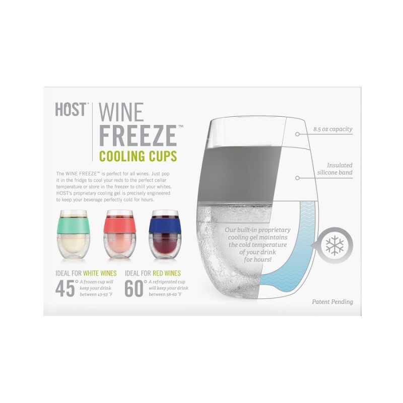 Wine FREEZE™ Cooling Cups (set of 4) The Best of Life