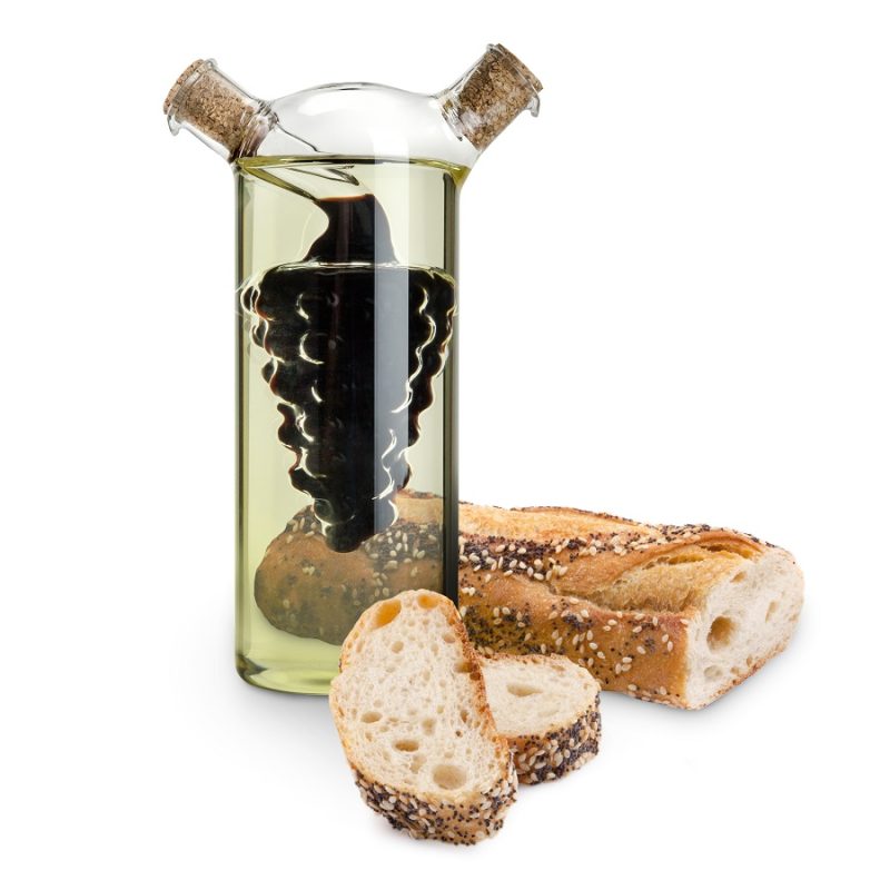 Oil and Vinegar Cruet with Bread