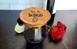 Kiss Me Im Irish Wine Glass Toppers