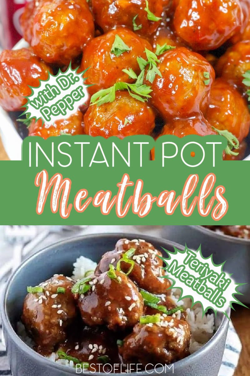 Take your party to the next level with Instant Pot party meatballs recipes that are perfect Instant Pot appetizers. Instant Pot Frozen Meatballs | Instant Pot Party recipes | Pressure Cooker Party Ideas | Grape Jelly Meatballs Instant Pot | Instant Pot Meatballs and Gravy | Appetizers for Parties | Holiday Appetizer Recipes #instantpot #appetizers via @thebestoflife