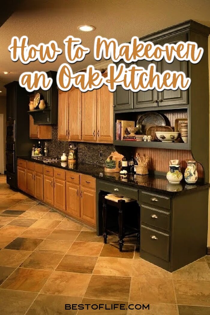 Kitchen remodeling ideas get our creative juices flowing! Use these oak kitchen makeover ideas to take your remodeling project to the next level!