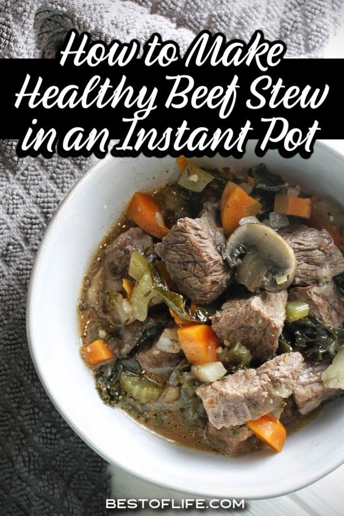 Whole30 Instant Pot beef stew is one a healthy meal that just brings feelings of warmth and comfort. via @thebestoflife