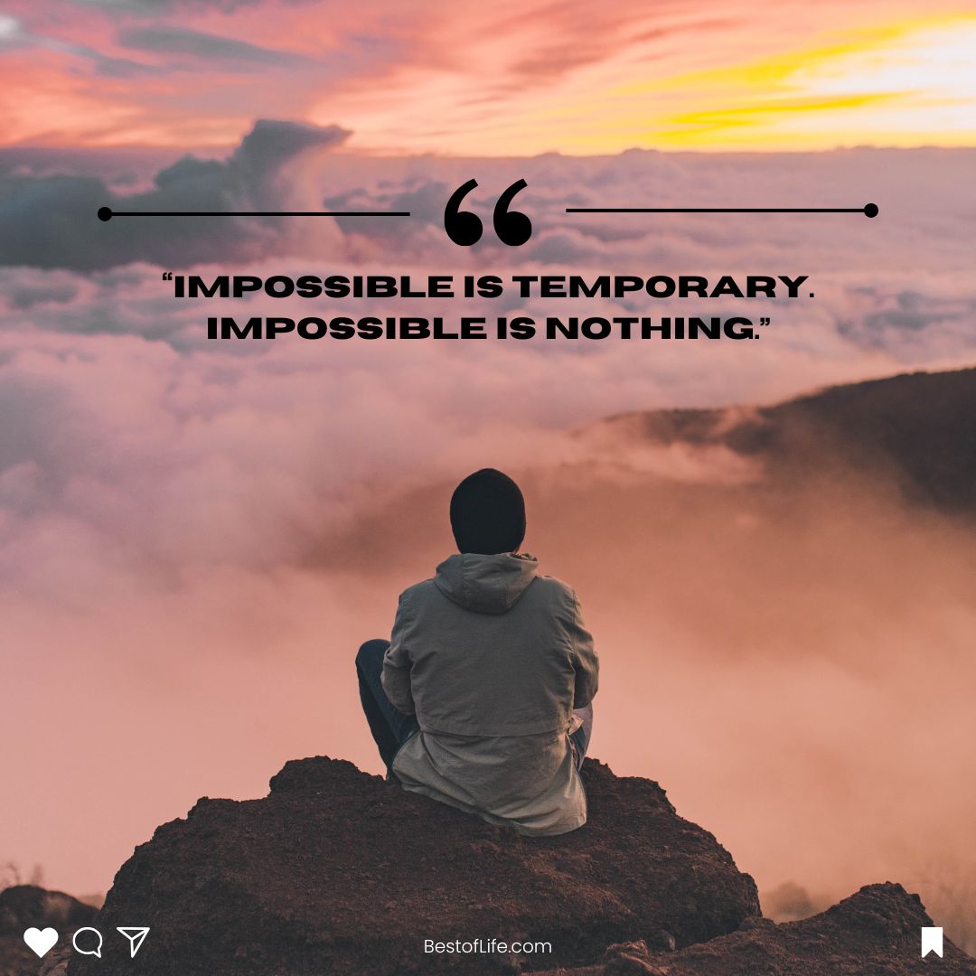 Muhammad Ali Quotes “Impossible is temporary. Impossible is nothing.”