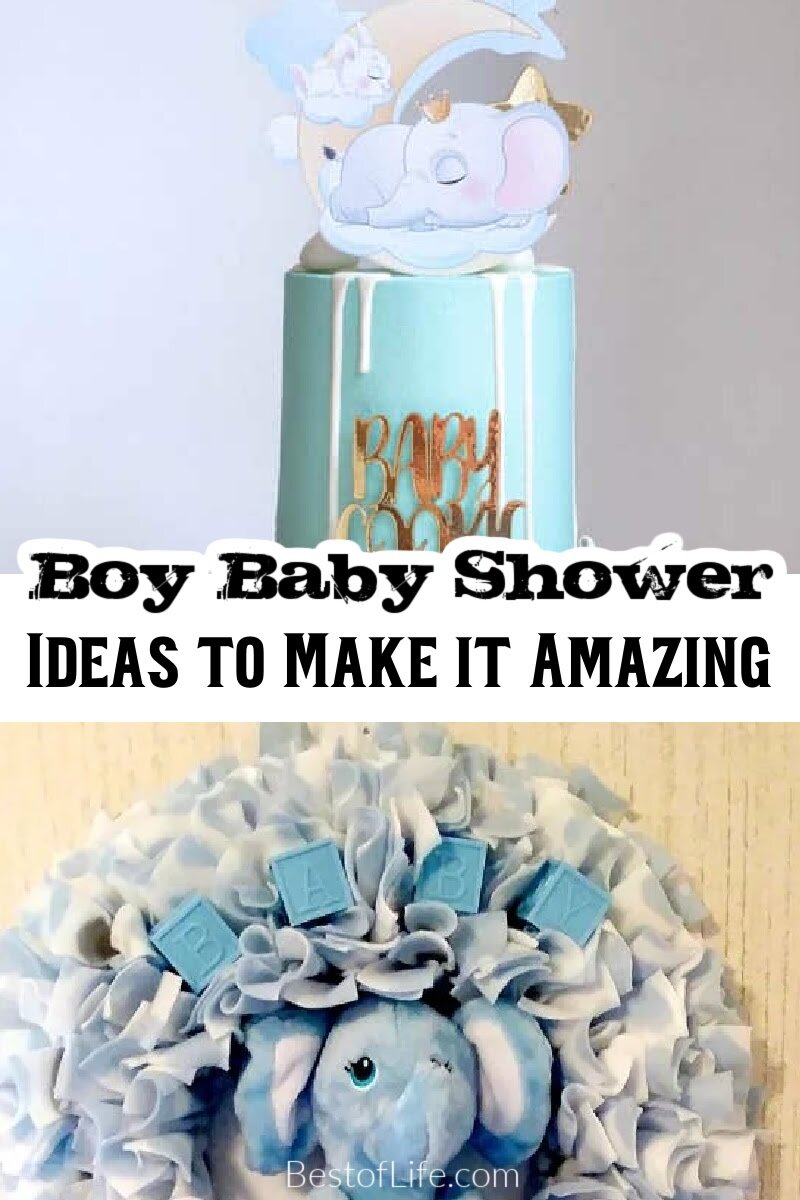 Baby shower ideas for boys will help you throw the ultimate baby shower and may even end up with you being tasked with throwing more than just one baby shower. Games for Baby Showers | Baby Shower Decor Ideas | Food For Baby Showers | Baby Shower Recipes | DIY Baby Shower Decor | Fun Games for Baby Showers via @thebestoflife